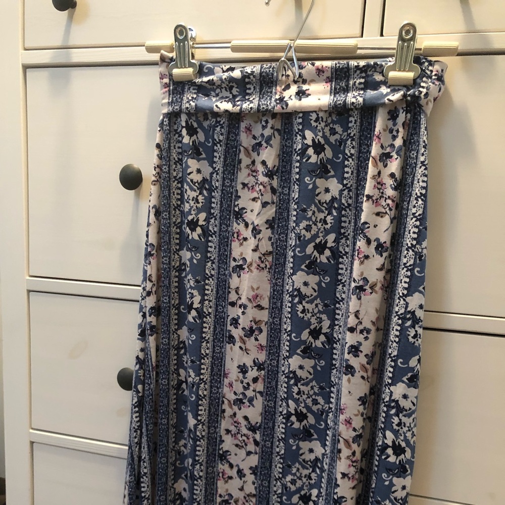 Long Patterned Skirt